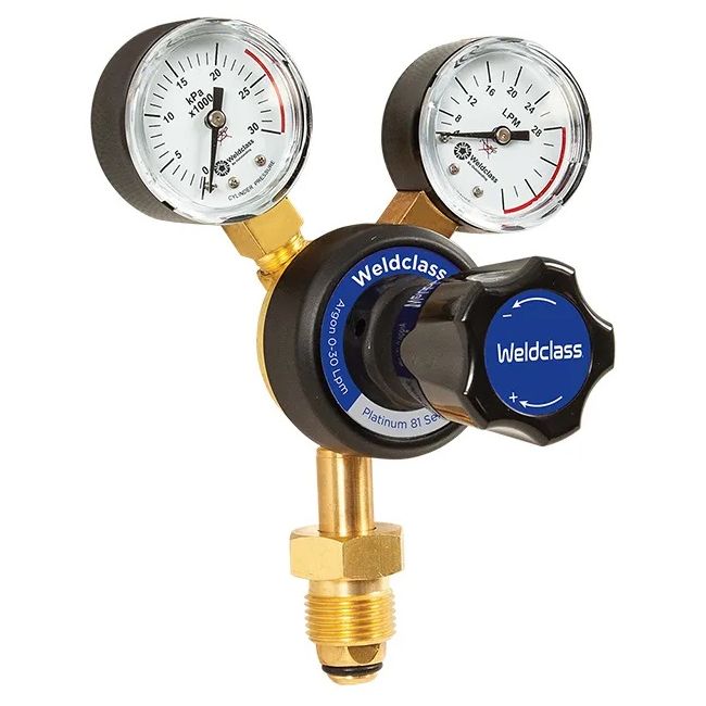 Weldclass Regulator - PLATINUM Argon Twin-Gauge Style 4-AR1