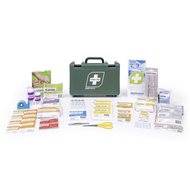 FASTAID FANCD20 First Aid Kit 166 Piece DIY Workshop Plastic Case FANCD20