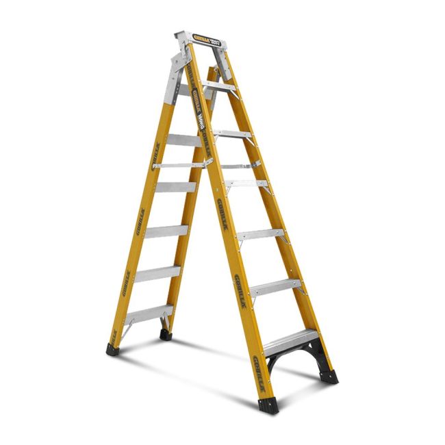 Gorilla 3.9M 180KG Heavy Duty Fibreglass Dual Purpose Ladder FDM007-HD