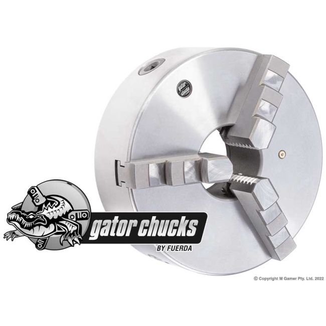 Fuerda 250mm 3 Jaw Self Centering Front Mount Lathe Chuck PS3-250
