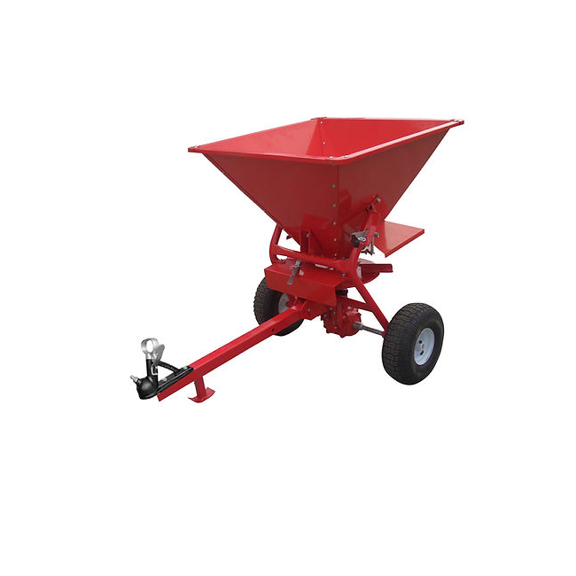 Millers Falls 159kg Tow-Behind Steel Hopper Rotary Seed & Fertilizer Spreader FIS160S