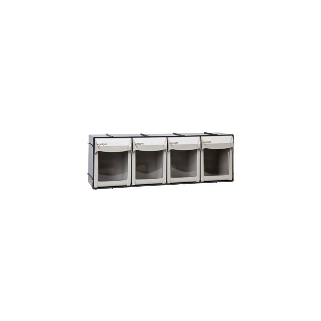 Geiger 4 Compartment Pivot Drawer Set FO604