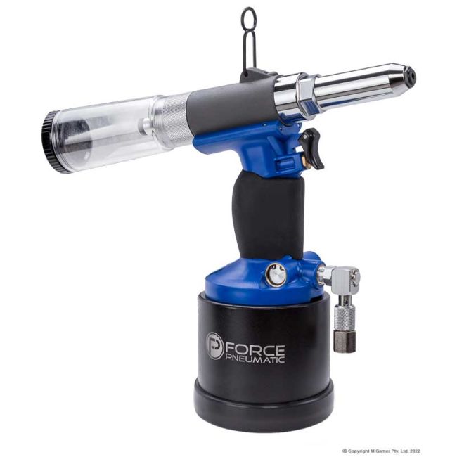 Force Pneumatic 3/16" Compact Riveter with Vacuum FP4032CVK
