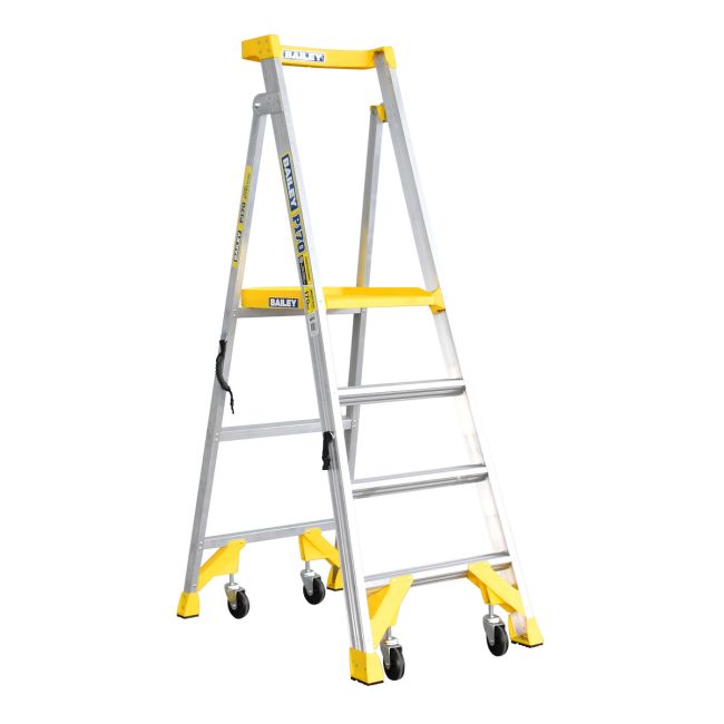 Bailey 1.2M 170KG Aluminium Job Station Platform Step Ladder FS13539