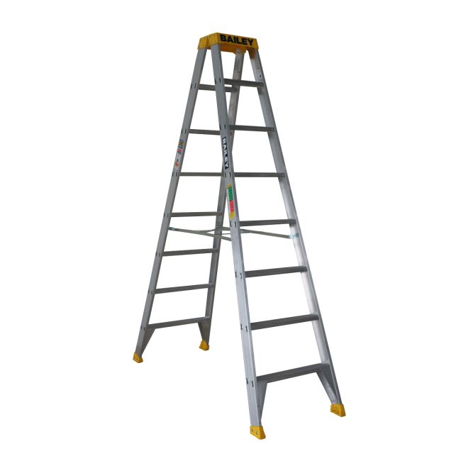 Bailey Pro  Double Sided Ladder DS8 150kg Ind Punchlock - 2.4m FS13965