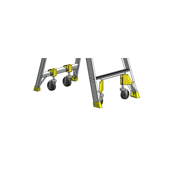Bailey Ladders Castor Kit - AL Pro 6-7/FG Pro 4-6/ Extreme 7 FS13992