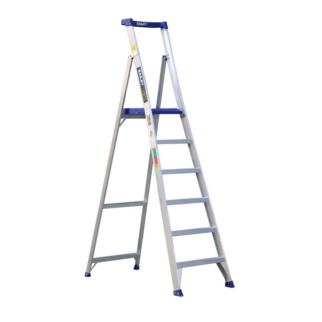 Bailey ALUMINIUM PLATFORM LADDER P150 MKII 6 RIVETED 1.8M 150KG FS14069