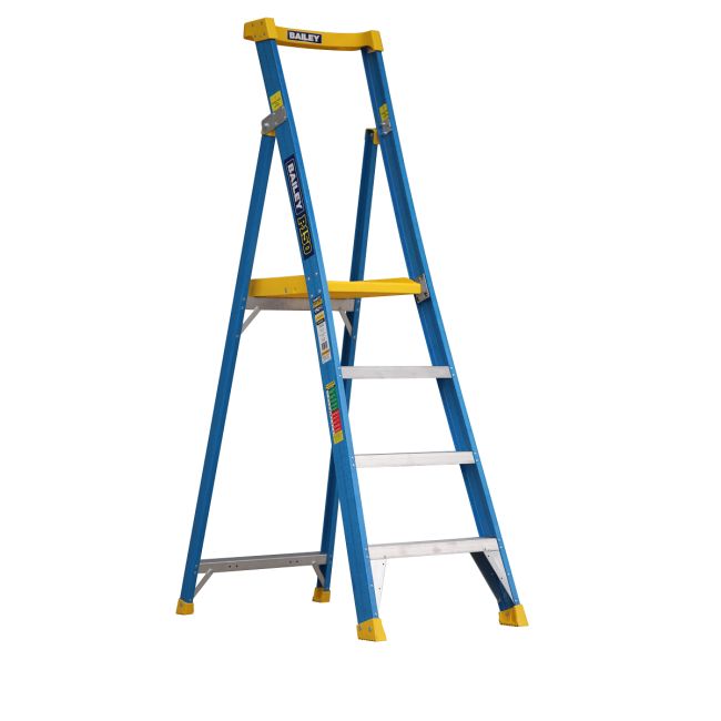 Bailey 1.2M 150kg Fibreglass Platform Stepladder FS14071