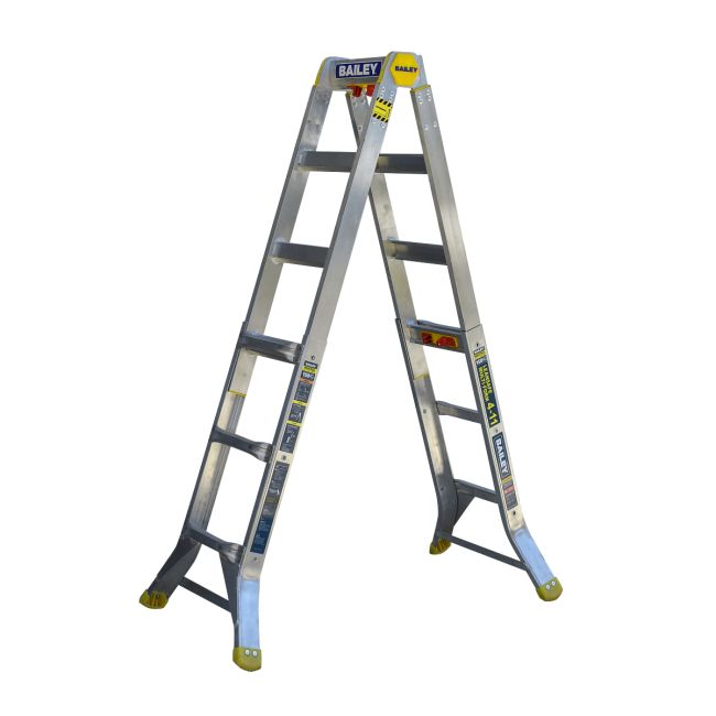 Bailey 1.8M 150KG Quick-Shift Multi-Form Ladder 5 in 1 MF4-11 FS14074