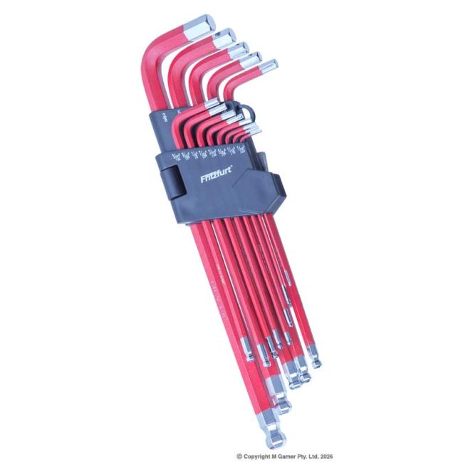 Harlingen 13PC Imperial Hex Key Wrench Set FXHK13I