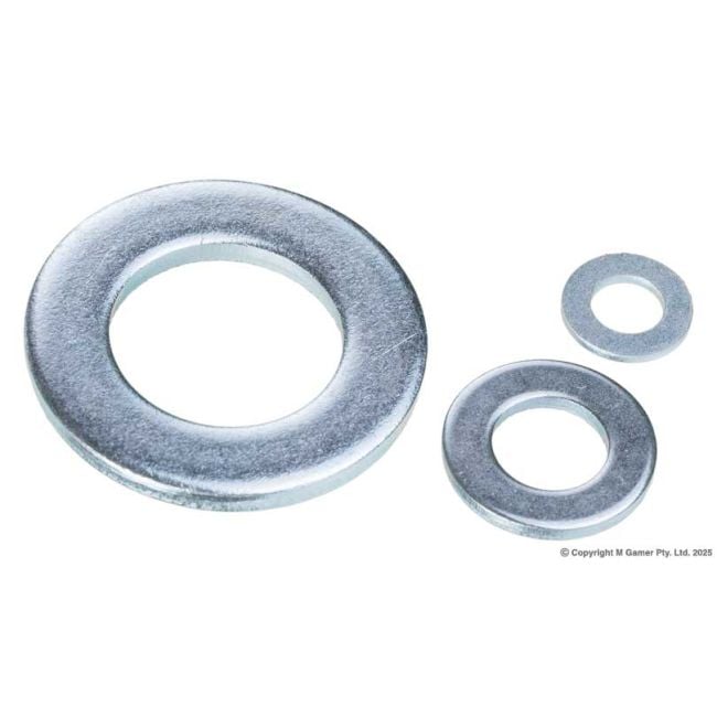 Geiger Heavy Duty Zinc Plated Flat Washers GAK13