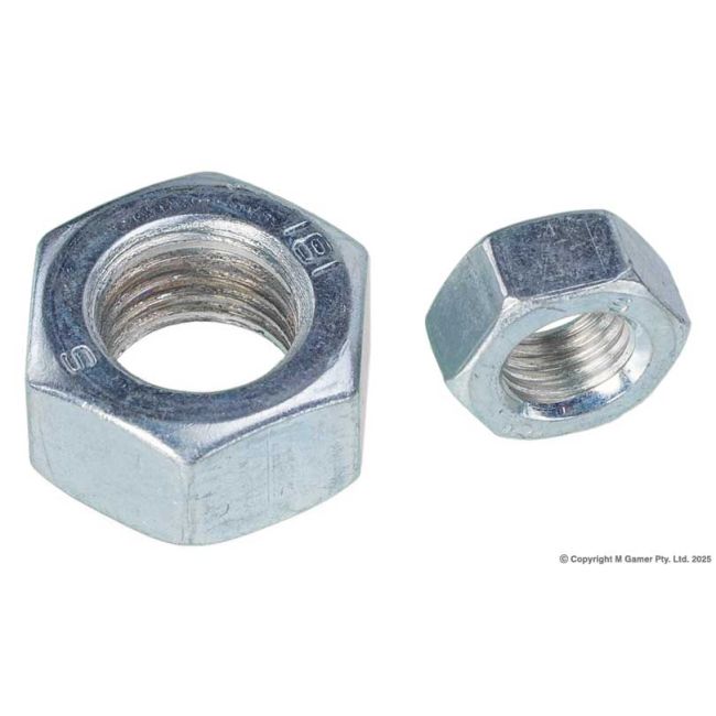 Geiger Zinc Plated Hex?Nuts GAK14