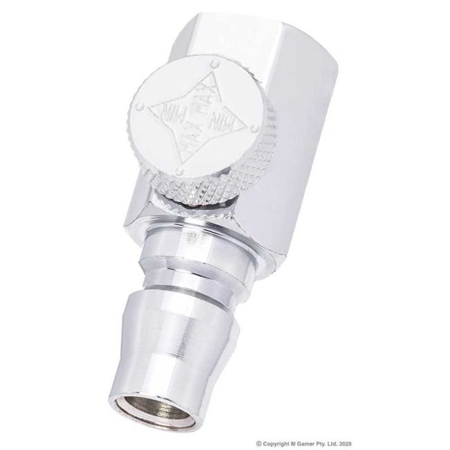 Geiger 1/4" Female to Male Air Regulator GPA1012