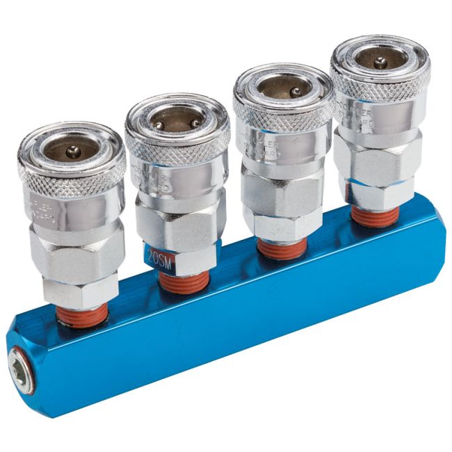 Geiger 4 Way In-Line Quick Coupler GPA1517