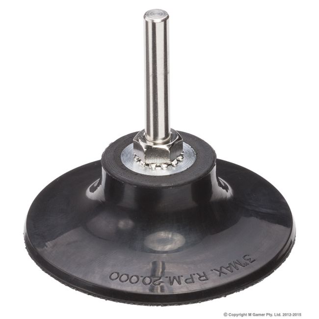 Geiger 75mm Backing Pad with 1/4" Shank Adaptor GPA1524K