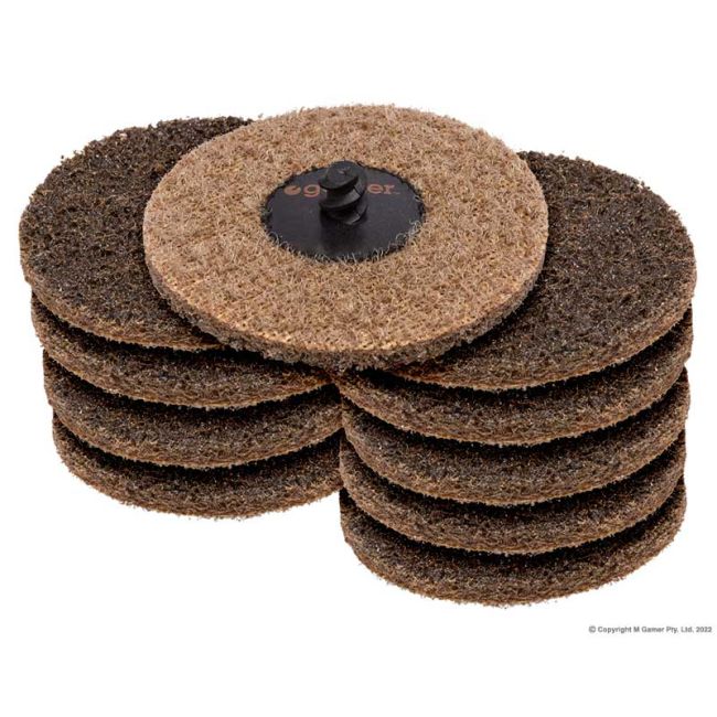 Geiger 75mm Abrasive Disc Pack (Brown) GPA1529X10