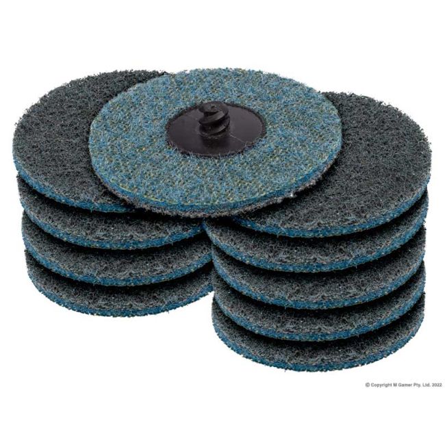 Geiger 75mm Abrasive Disc Pack (Blue) GPA1530X10