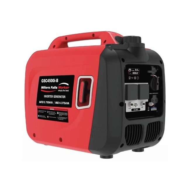 Millers Falls 4.37kVa Sine Wave Inverter Generator GSC4500i-B