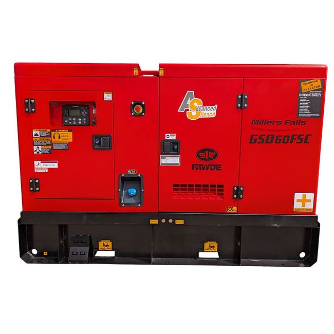 Millers Falls 56KVA Diesel Generator 415V FAW Powered GSD60FSC
