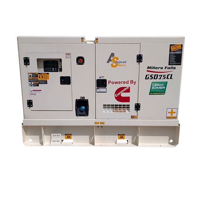 Millers Falls 68.8KVA Diesel Generator 415V Cummins Powered GSD75CL