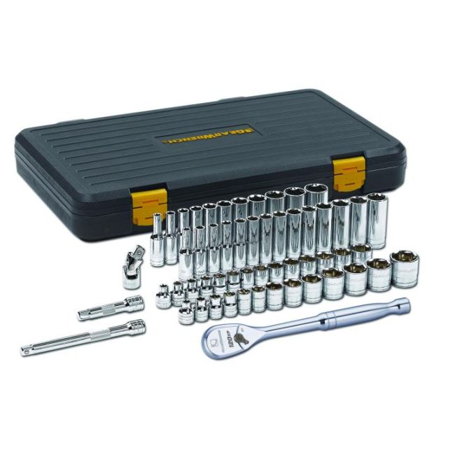 Gearwrench 56PC 3/8" DR SAE & Metric Standard & Deep Socket Set 80550P