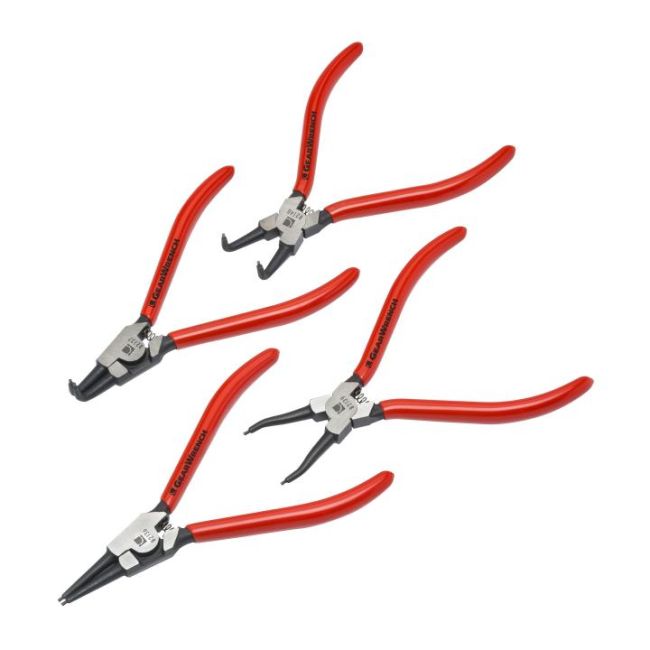 Gearwrench 4PC 178MM Fixed Tip Snap Ring Plier Set 82150
