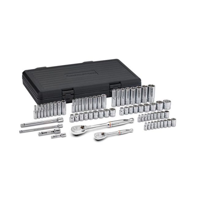 GearWrench 68 Pc. 1/4” & 3/8” Drive 6 & 12 Point Standard 83000