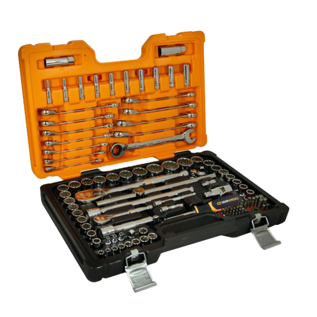Gearwrench 111PC Metric & SAE Socket Set & Reversible Ratcheting Wrenches 87006