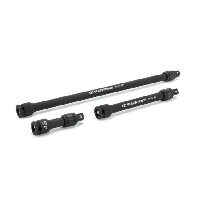 GearWrench 3 Pc. 3/8" Drive Impact Locking Extension Set 3", 6" & 12" 84927N