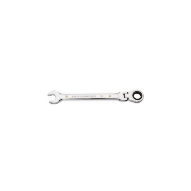 GearWrench Flex-Head Ratcheting Combination Wrench 90T 16MM 86716