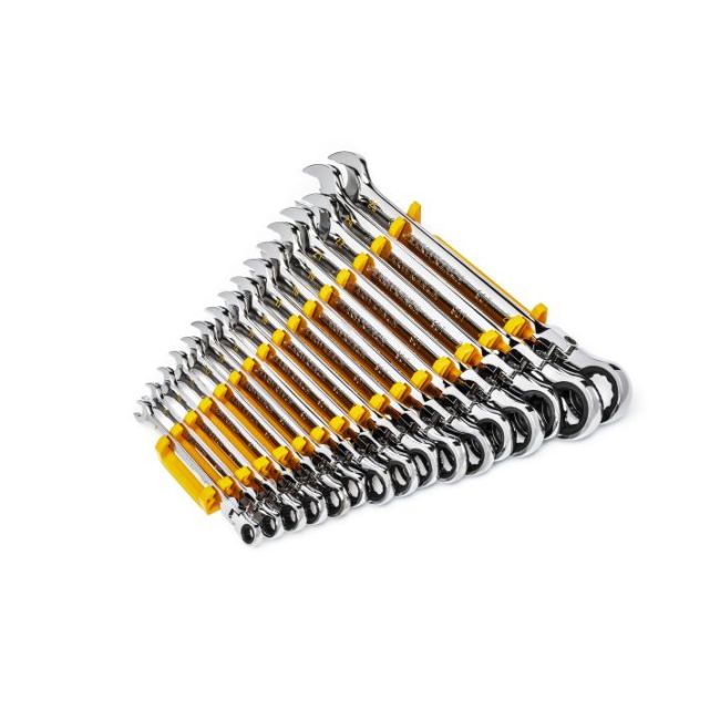 Gearwrench 16 Piece 90-Tooth Combination Metric Wrench Set 86728