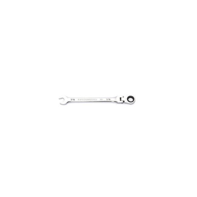 GearWrench Flex-Head Ratcheting Combination Wrench 90T 7/16" 86744