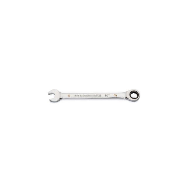 GearWrench Ratcheting Combination Wrench 90T 15MM 86915