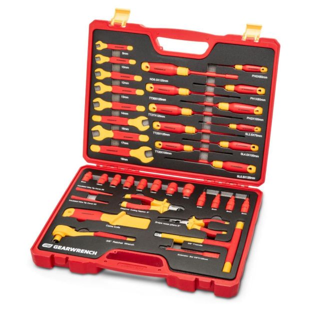 Gearwrench 39PC 3/8" DR VDE Insulated Tool Set GWVDE39