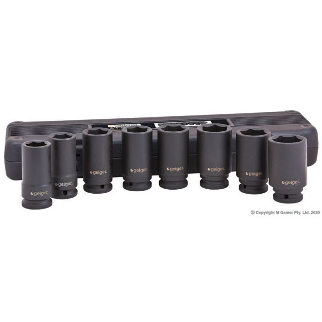 Geiger 3/4" Drive Metric Socket Set (8pc.) GX834SSM
