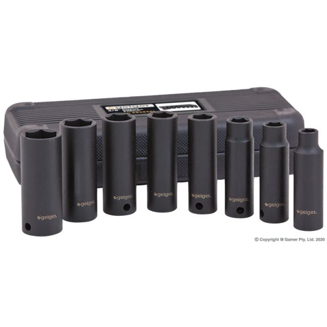 Geiger 3/8" Drive Metric Socket Set (8pc.) GX838SSM