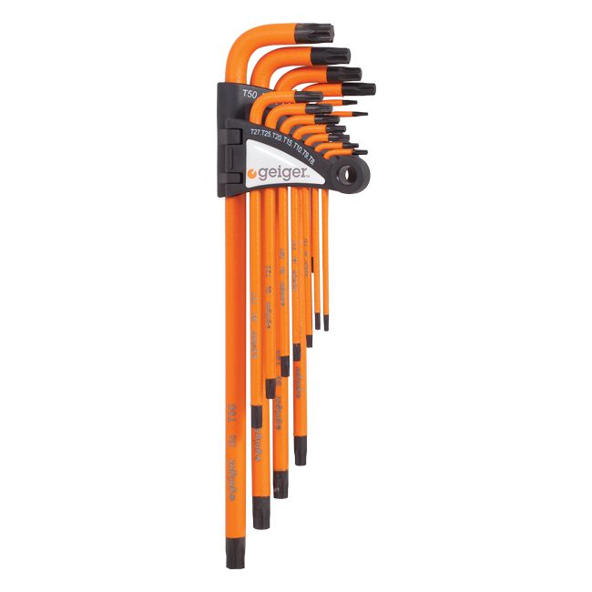 Geiger T6-T50 Torx Key Wrench Set (13pc.) GXTX13