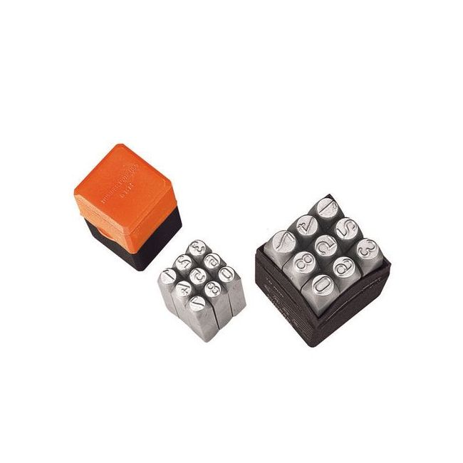 Groz Number Punch Set 12MM GZ-25908