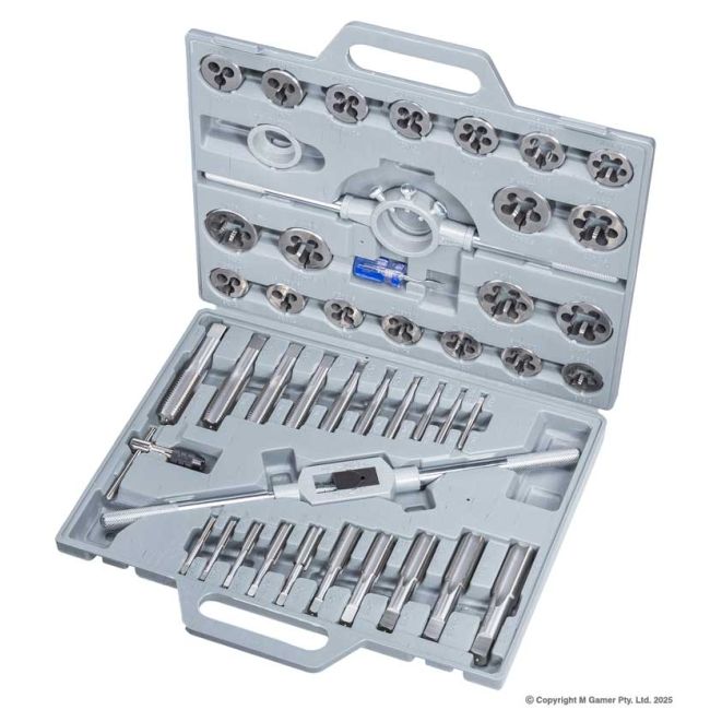 Harlingen 45 Piece Metric HSS Tap & Die Set H-11-115-001-M2