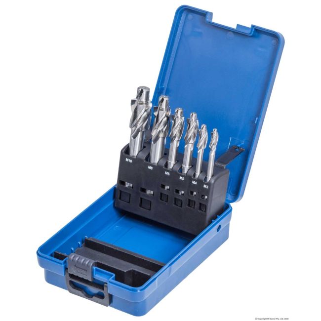 Harlingen 6PC M3 -M10 HSS Metric Cap Screw Counterbore Set H-562-12-1S1