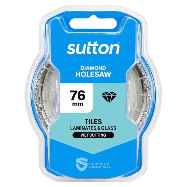 Sutton Diamond Grit Holesaw 76MM H1150760
