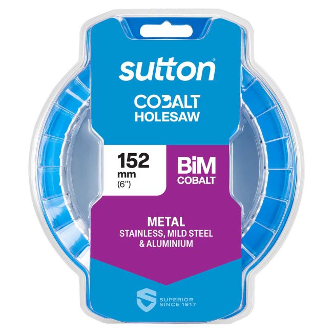 Sutton Bi-Metal Cobalt Holesaw M42 152MM (6") H1251520