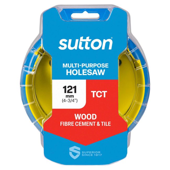 Sutton TCT Multi-Purpose Holesaws 121MM H1271210
