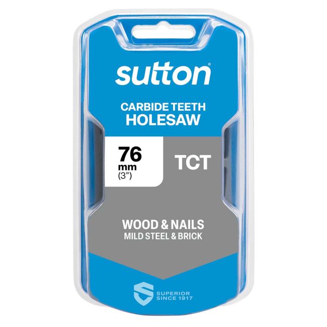 Sutton Carbide Tipped Holesaw 76MM (3In) H1280760