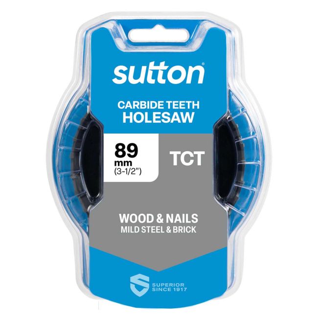 Sutton Carbide Tipped Holesaw 89MM (3-1/2) H1280890