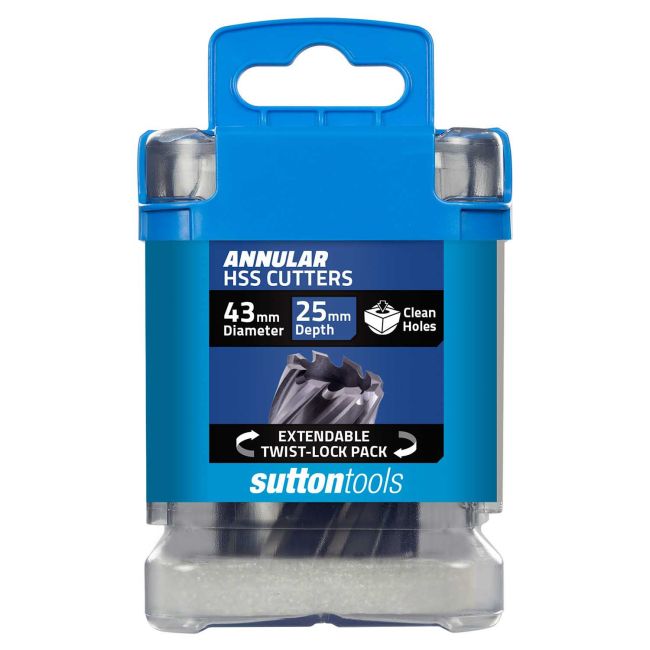 Sutton Annular Cutter HSS TiALN 43x25MM H1800430