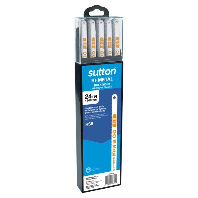 Sutton Hacksaw Blade Bi-Metal 24T 12" 100Pk H3420024