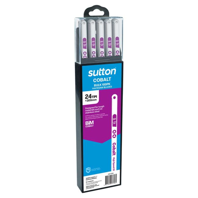 Sutton Hacksaw Blade Cobalt 24T 12" 100Pk H3570024