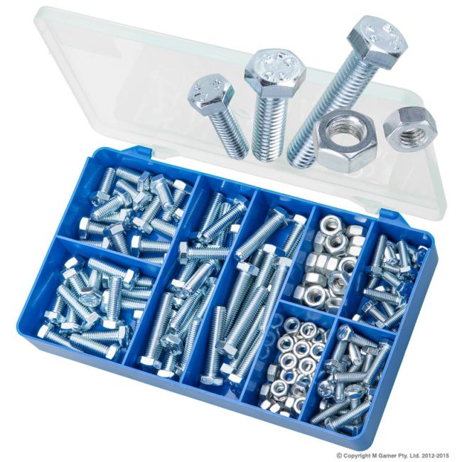Torres Zinc Plated Mild Steel Nuts & Bolts HAK11
