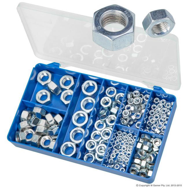 Torres DIN 934 Zinc Plated Hex Nuts HAK12